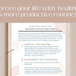 Self Care Planner For Building Healthy Habits Goal Setting For Better