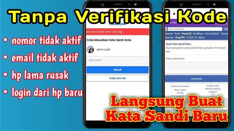 Cara Mengembalikan Akun Facebook Lupa Kata Sandi Terbaru Youtube