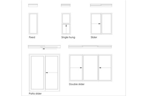 Planos De Ventana Doble Corrediza Serie 3825 En DWG AUTOCAD Ventanas