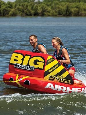 Airhead Big Mable 1 2 Rider Inflatable Towable Tube For Boating And