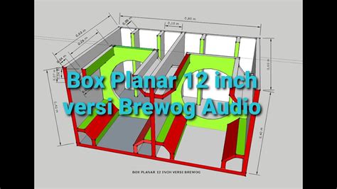 Skema Box Planar 12 Inch Model Brewog Audio Design Of Planar Box