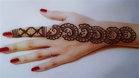 Share More Than 75 One Finger Easy Mehndi Design Seven Edu Vn