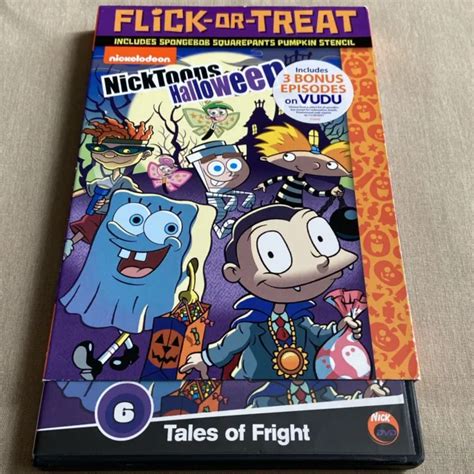 NICKELODEON NICKTOONS Halloween DVD Bob l éponge Rugrat Assez