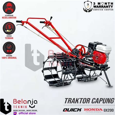 Jual Mesin Traktor Quick Capung Metal Mesin Engine Honda GX 200