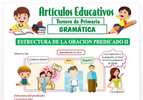 Estructura De La Oraci N Predicado Segunda Parte Para Tercero De