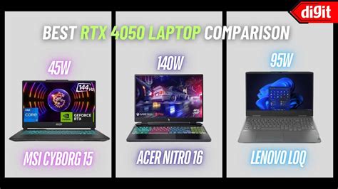 Best Rtx Laptop Comparison Feat W Vs W Vs W Tgp