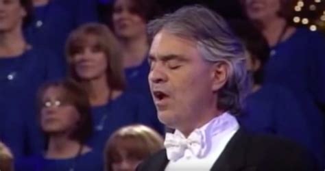 Andrea Bocelli Performs Gorgeous Rendition Of The Lord S Prayer