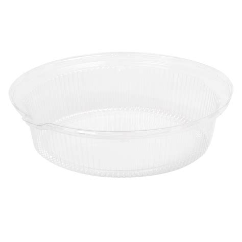 Fineline L Round Plate Dome Pete Plastic Clear