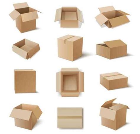 Virgin Kraft Paper Single Wall 3 Ply Corrugated Board Boxes At Best