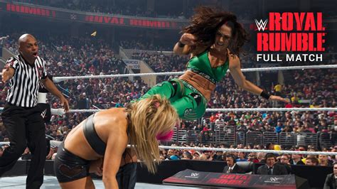 The Bella Twins Vs Paige Natalya Royal Rumble Full Match