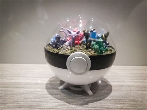 Umbreon And Espeon Pokeball Terrarium Etsy Uk