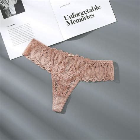 Calcinha Feminina De Renda Sexy Lingerie T Back G String Multicolor Shopee Brasil