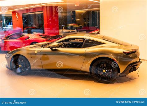 New York City, USA - August 09, 2023: Ferrari Roma 2021 Sport Car in ...