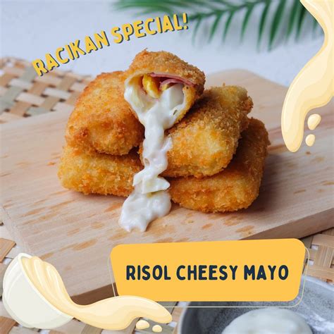 Jual Risol Cheesy Mayo Rigusnack Frozen Food Camilan Enak Praktis Isi