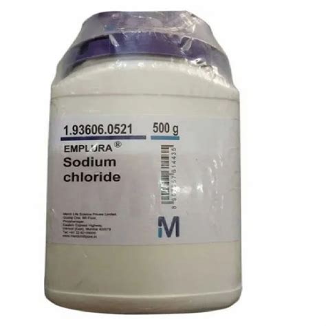 Sodium Chloride Merck Emplura 99 5 Kg Bag At Rs 680 Kg In Chennai