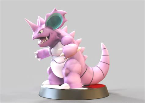 Nidoking Fan Art Figura Pok Mon Pokemon Edream Makers