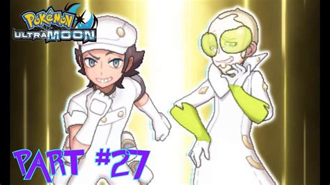 Pokemon Ultra Moon 3ds Part 27 Branch Chief Faba Battle 2 Youtube