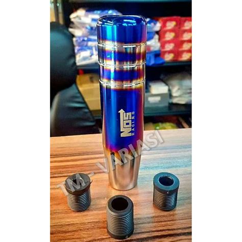 Jual Gear Shift Knob Racing Besi Tebal Neochrome NOS 13cm Model Ulir