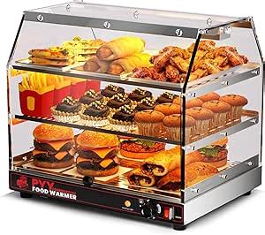 Amazon PYY Commercial Food Warmer Display Countertop Hot Box Warming Cabinet For