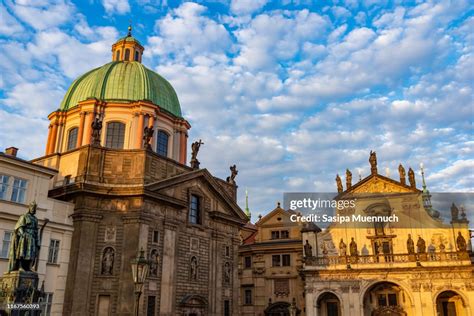 St Francis Of Assisi Church And Church Of St Salvator Prague High Res