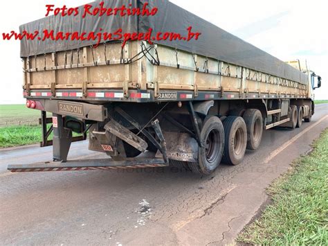 Maracaju Ve Culo Hb Colidi Contra Traseira De Carreta Na Rodovia Ms