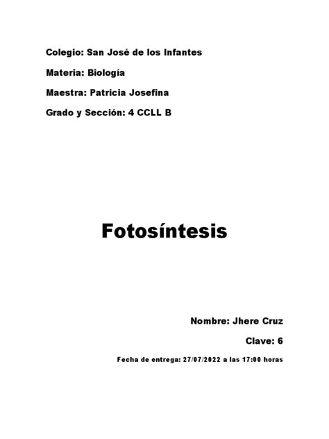 Fotosíntesis | PDF | Fotosíntesis | Plantas 
