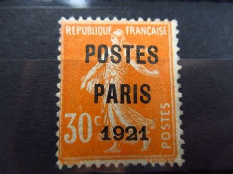 France 1921 préoblitéré poste Paris Yvert n29 Catawiki