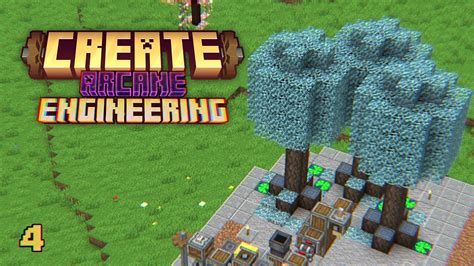 Create Arcane Engineering Day 4 Menril Tree Farm Base Planning