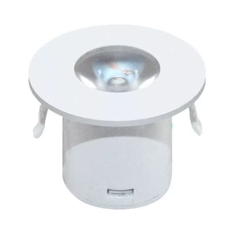 Lámpara redonda de techo Kian MINI SPOT LED REDONDO BRANCO 1W EMBUTIR