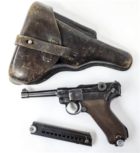 Sold At Auction Wwii German Mauser P Luger Mm Semi Auto Pistol