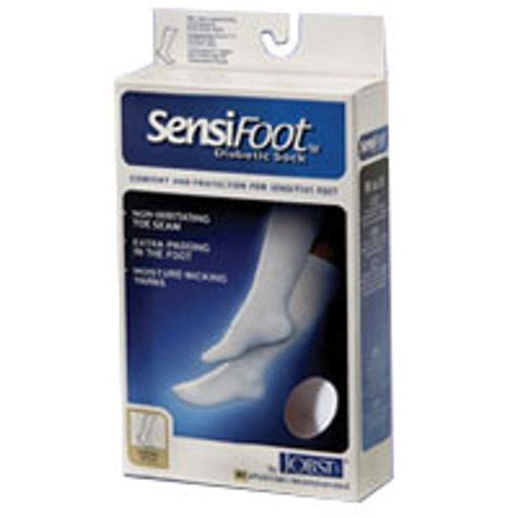 Jobst Sensifoot Socks Knee Length 8 15 Mmhg Compression Black Color