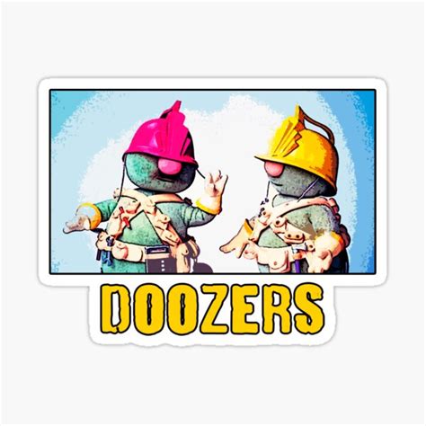 "Doozers fraggle rock" Sticker for Sale by garigots | Redbubble