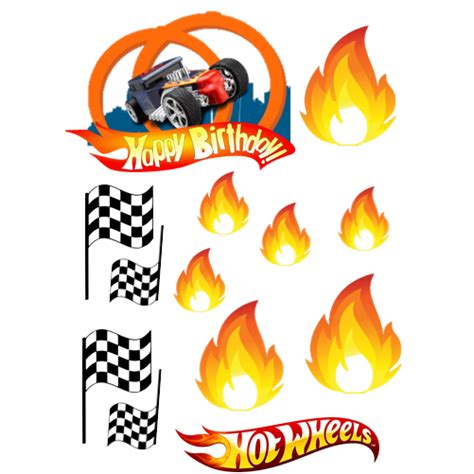 Jual Topper Cake Tema Hot Wheels CUSTOM Hiasan Kue ULTAH HOT WHEELS Shopee Indonesia
