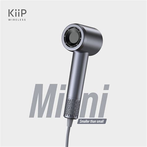 Kiip Wireless Mini High Speed Hair Dryer Hot Cold Minimalist Portable Hairdryer Hair Dryer