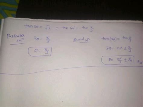 For Acute Angle Theta Find Value Of Sec 2theta Tan 2theta