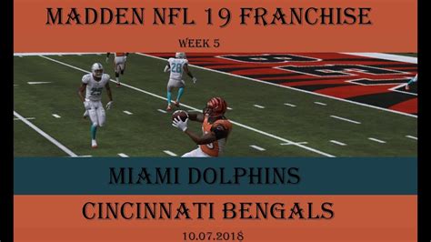 Madden Nfl 19 Franchise Week 5 Youtube