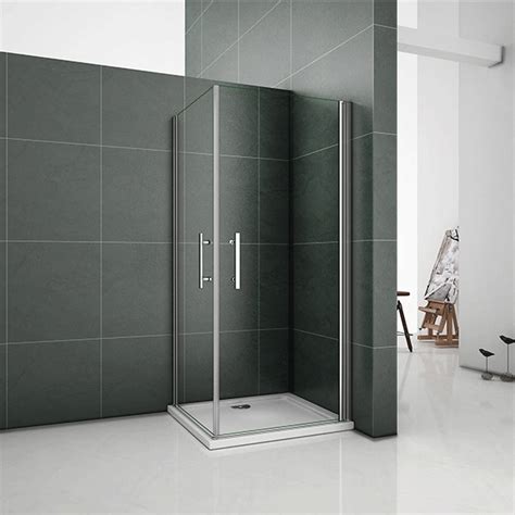 Aica Shower Enclosure Corner Entry Bifold Pivot Door E — Aica Bathrooms