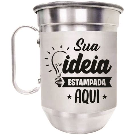 Caneca De Alum Nio Logo