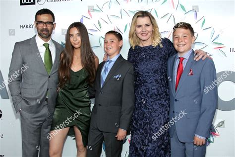 Reza Jarrahy Geena Davis Daughter Alizeh Editorial Stock Photo - Stock ...