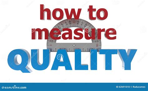 How To Measure Quality Concept Stock Illustration Illustration Of