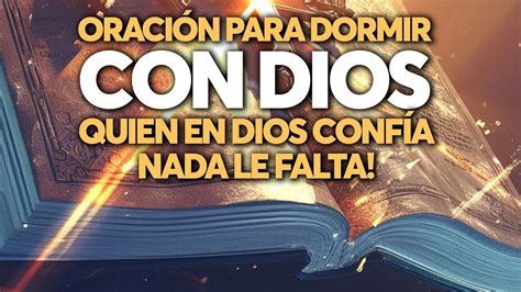 ORACIÓN DE LA NOCHE ORACIÓN para VENCER el MIEDO y la ANSIEDAD QUE TE