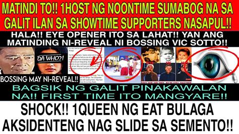 HALA KA 1HOST NG NOONTIME SUMABOG SA GALIT I S SUPPORTERS NA SUPALPAL