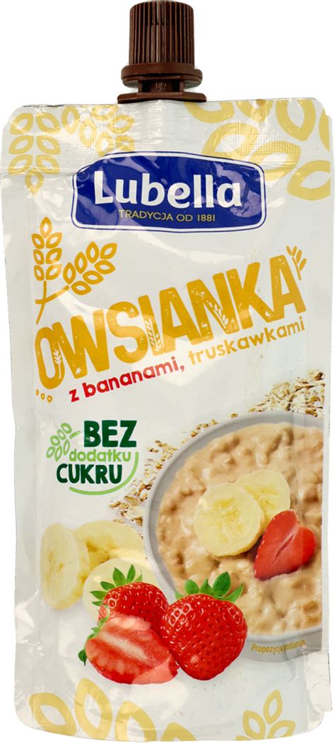 Lubella Owsianka Z Bananami I Truskawkami G Drogeria Rossmann Pl