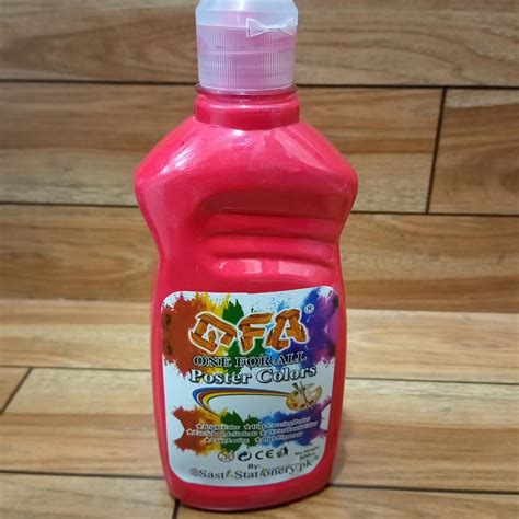 Pack Of 5 250ml Ofa Poster Color Bottle Sastistionery