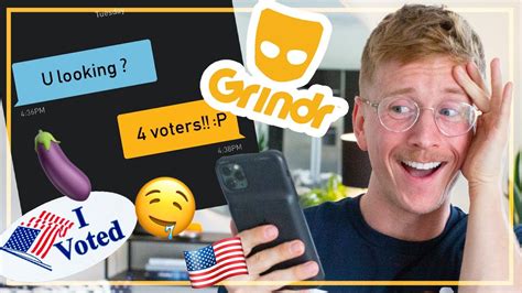 Convincing Horny Gays On Grindr To Vote Youtube
