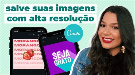 Como Salvar Seu Design No Canva Em Alta Resolu O Youtube