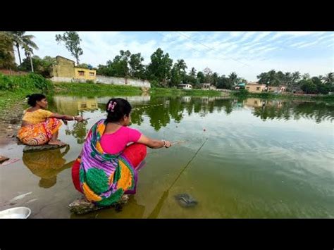 Amazing Hook Fishing Amazing Village Women Incredible Hook Fishing