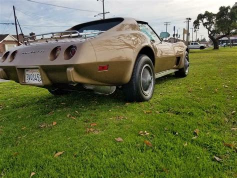 Chevrolet Corvette Stingray T Tops L V Engine Original