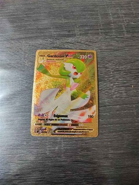 Gardevoir Vmax carte couleur or Pokémon Beebs