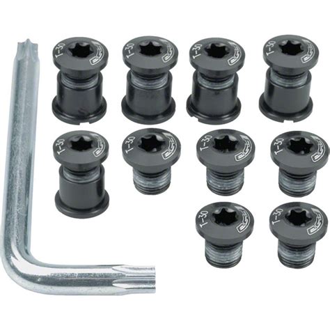 Fsa Black Torx T Alloy Mountain Chainring Nut Bolt Set W Tool